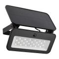 Rabalux - LED solcelleprojektør med sensor LED/8W/3,7V 3000/4000/6500K IP65 2600 mAh