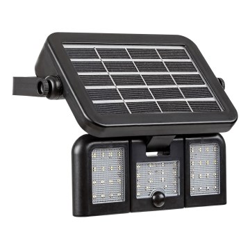 Rabalux - LED solcelleprojektør med sensor LED/9,6W/3,7V IP44 3000 mAh