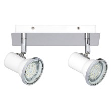 Rabalux - LED spotlampe til badeværelse 2xGU10/4,5W/230V