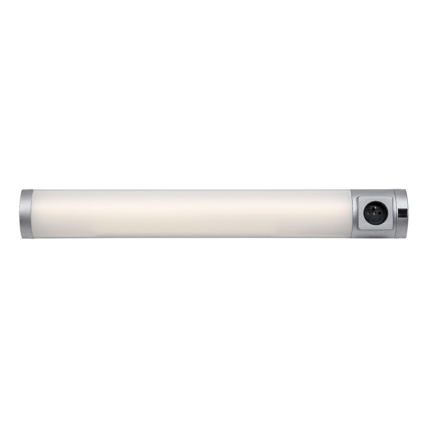 Rabalux - LED underskabslampe med skuffe LED/8W/230V 4000K 68 cm sølvfarvet