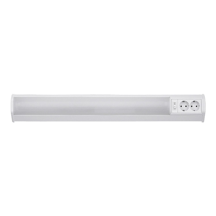 Rabalux - LED underskabslampe med stikkontakter G13/15W/230V