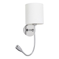 Rabalux - LED Væglampe 1xE27/40W+LED/3W