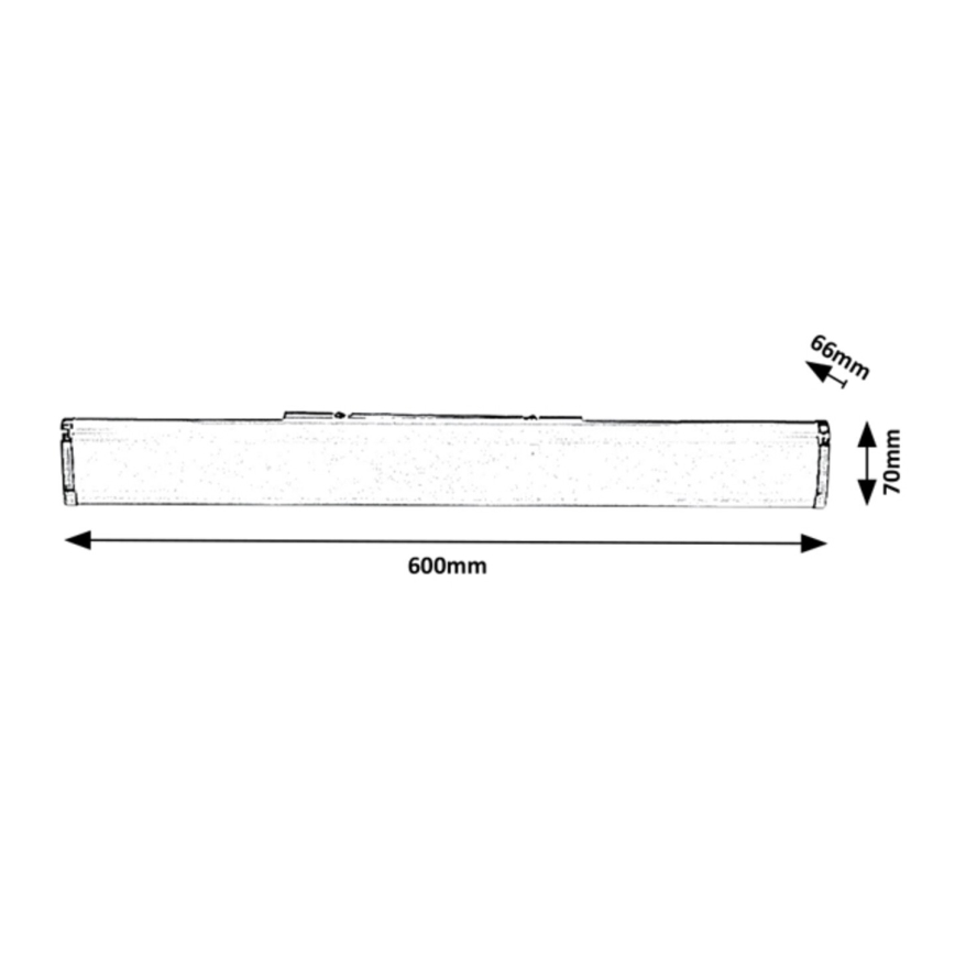 Rabalux - LED væglampe til badeværelse LED/14W/230V IP44