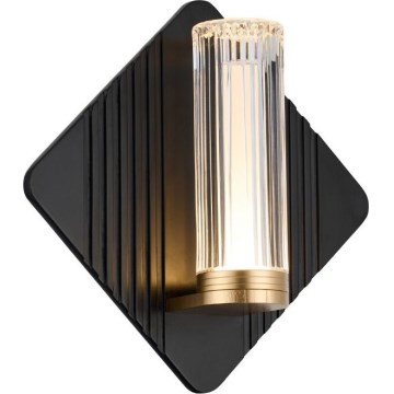 Rabalux - LED væglampe til badeværelse LED/7W/230V IP44 sort/guld