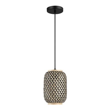 Rabalux - Loftlampe med ledning 1xE27/40W/230V rattan