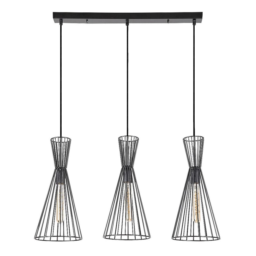 Rabalux - Loftlampe med ledning 3xE27/60W/230V