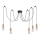 Rabalux - Loftlampe med wire 5xE27/60W/230V edderkop bøg
