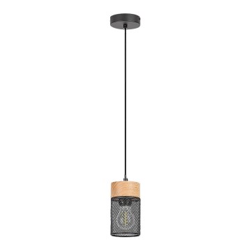 Rabalux - Loftlampe på kabel 1xE27/25W/230V bøg