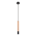 Rabalux - Loftlampe på ledning 1xGU10/50W/230V bøg