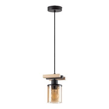 Rabalux - Loftlampe på stang 1xE27/25W/230V fyrretræ