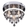 Rabalux - Lysekrone i krystal LED/20W/230V + 3xE14/40W