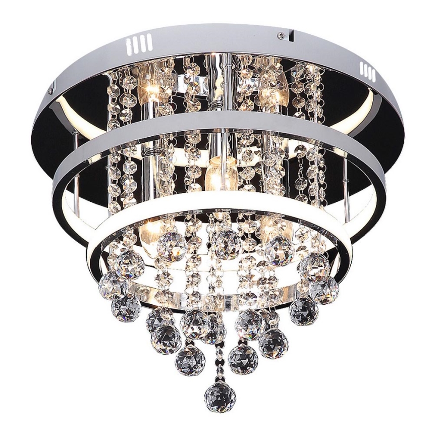 Rabalux - Lysekrone i krystal LED/32W/230V + 3xE14/40W