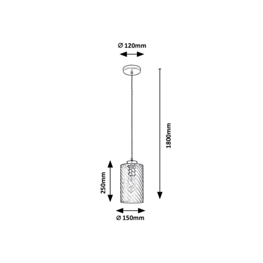 Rabalux - Pendel 1xE27/40W/230V