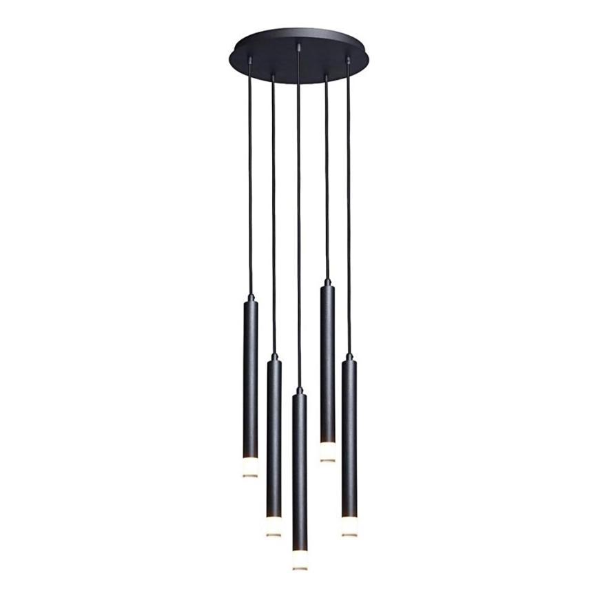 Rabalux - Pendel 5xG9/5W/230V sort