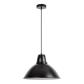 Rabalux - Pendel på ledning 1xE27/60W/230V Ø 36 cm sort
