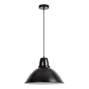 Rabalux - Pendel på ledning 1xE27/60W/230V Ø 36 cm sort