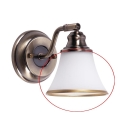 Rabalux - Reservedele glas til GRANDO E14 spotlampe med 11 cm diameter