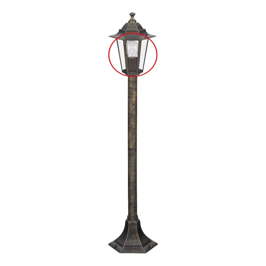 Rabalux - Reserveglas til gulvlampe E27