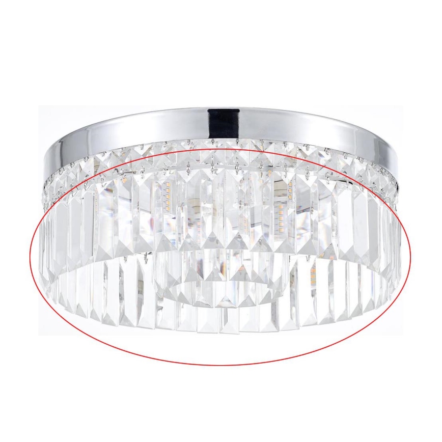 Rabalux - Reserveglas til loftlampe SYBIL G9 Ø 35 cm