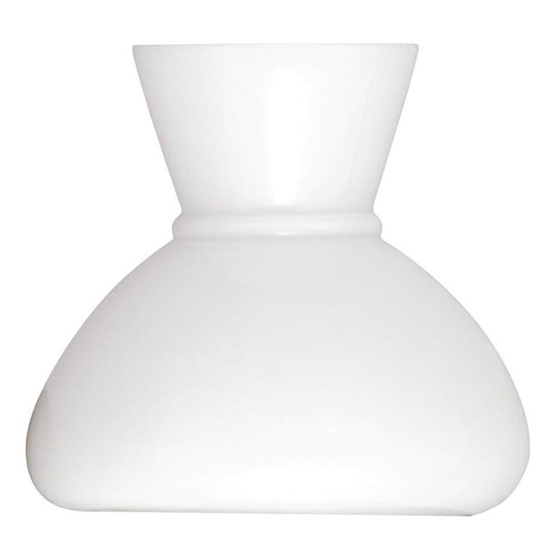 Rabalux - Reserveglas til pendel, bordlampe og væglampe E27 diameter 15 cm hvid