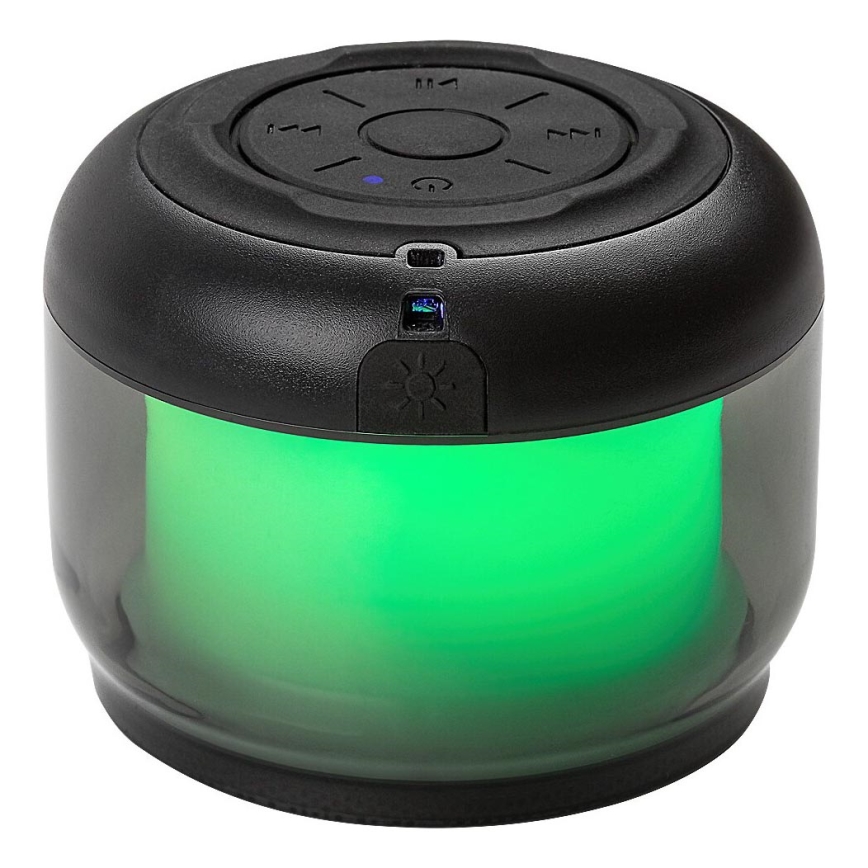 Rabalux - RGB Bordlampe med højttaler RGB/3W/3,7V 500mAh