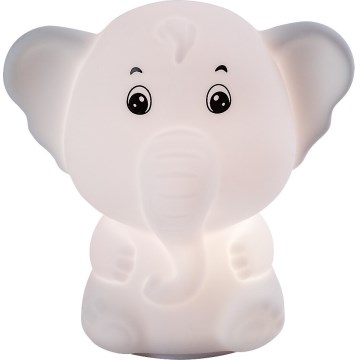 Rabalux - RGB LED berøringsbetjent natlampe LED/0,05W/1xCR2032 elefant