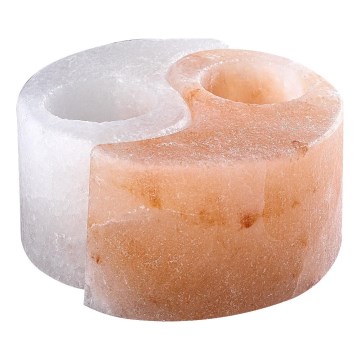 Rabalux - Saltlampe - Lysestage orange/hvid