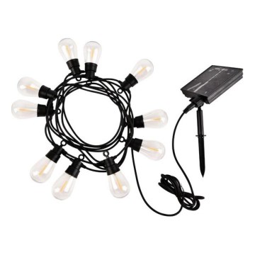 Rabalux - Soldrevet LED lyskæde LED/3,6W/3,7V 6,5 m 1200mAh IP44