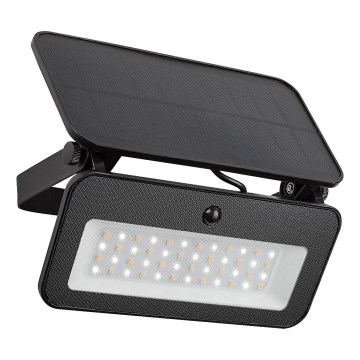 Rabalux - Soldrevet LED projektør med sensor LED/8W/3,7V 3000/4000/6500K IP65