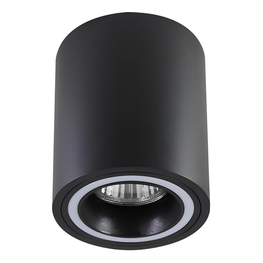 Rabalux - Spotlampe 1xGU10/25W/230V rund sort