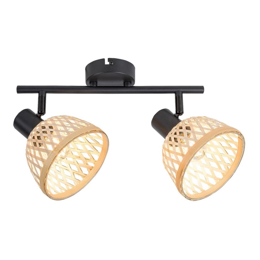 Rabalux - Spotlampe 2xE14/15W/230V rattan