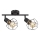 Rabalux - Spotlampe 2xE27/40W/230V sort