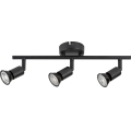 Rabalux - Spotlampe 3xGU10/25W/230V sort