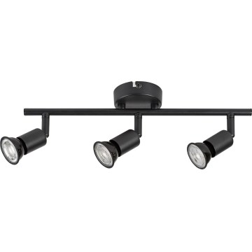 Rabalux - Spotlampe 3xGU10/25W/230V sort