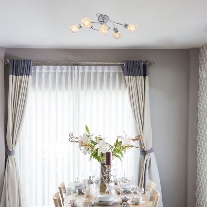 Rabalux - Spotlampe 5xE14/40W/230V