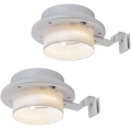 Rabalux -SÆT 2x LED solcellevæglampe LED/0,06W/1,2V 300 mAh IP44