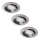 Rabalux - SÆT 3xLED Indbygningslampe 3xGU10/3W/230V IP40