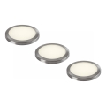 Rabalux - Sæt med 3x dæmpbar skabsbelysning LED/1W/230V 4000K