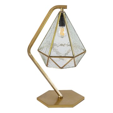 Rabalux - Tiffany farvet glas bordlampe 1xE14/40W/230V guldfarvet