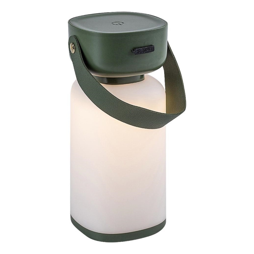 Rabalux - Udendørs LED bordlampe m. touch-funktion dæmpbar og genopladelig LED/3W/5V IP44 grøn