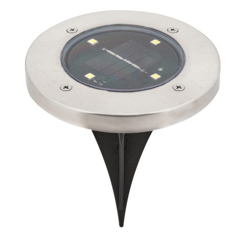 Rabalux - Udendørs LED solcellelampe m. sensor LED/0,24W/1xAA IP44 sort