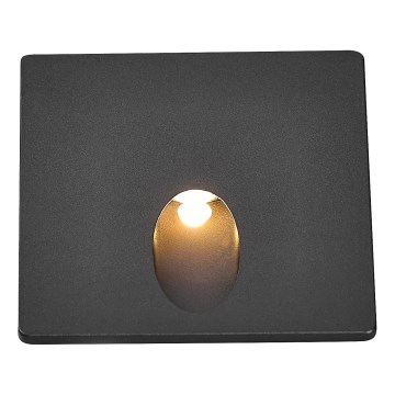Rabalux - Udendørs LED trappelampe LED/3W/230V IP54 3000K sort