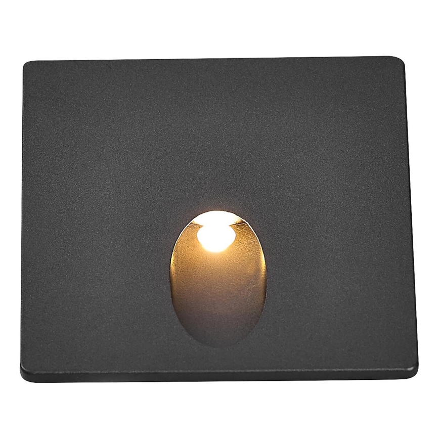 Rabalux - Udendørs LED trappelampe LED/3W/230V IP54 3000K sort