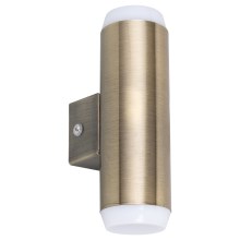 Rabalux - Udendørs LED væglampe 2xLED/4W/230V bronze IP44