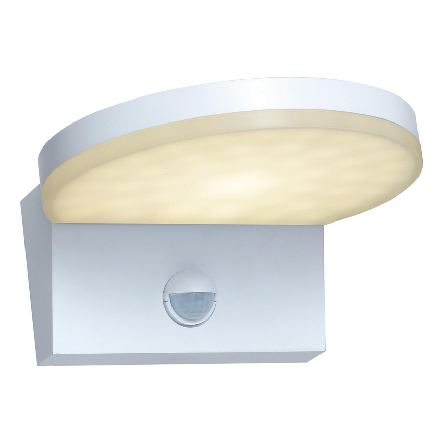 Rabalux - Udendørs LED væglampe med sensor LED/9W/230V 2700/4000/6500K IP54 hvid