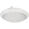 Rabalux - Udendørs loftlampe med bevægelsessensor 1xE27/9W/230V IP65 Ø 30 cm hvid
