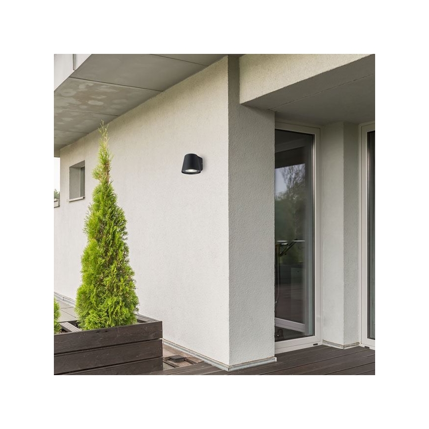 Rabalux - Udendørs væglampe 1xGU10/35W/230V IP54 sort