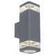 Rabalux - Udendørs væglampe 2xGU10/25W/230V IP44 grå