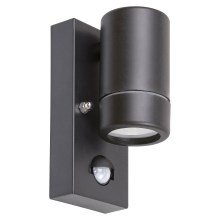 Rabalux - Udendørs væglampe med sensor 1xGU10/10W/230V IP44 sort