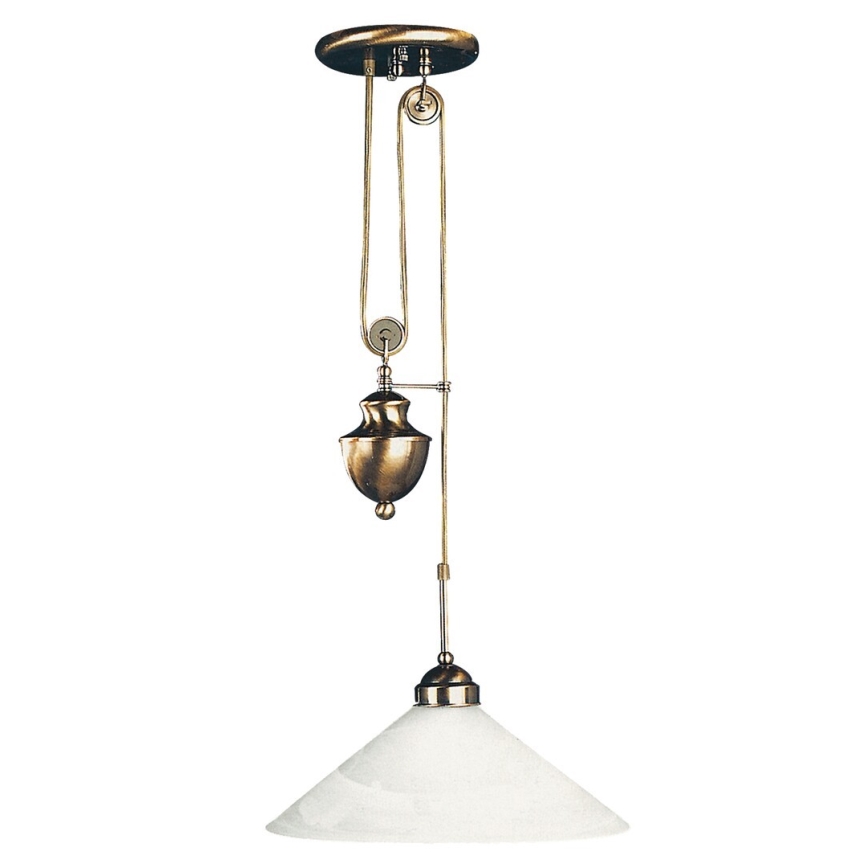 Rabalux - Udskiftningsglas til lysekrone MARIAN E27 diameter 39 cm hvid